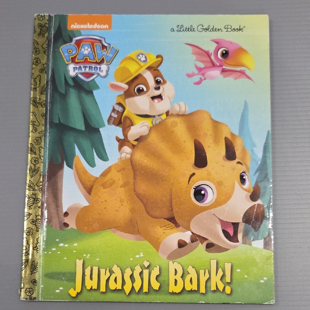 Little Golden Book Nickelodeon Paw Patrol Jurassic Bark